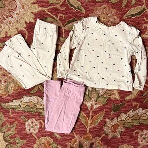 GAP girls heart set with bonus leggings
